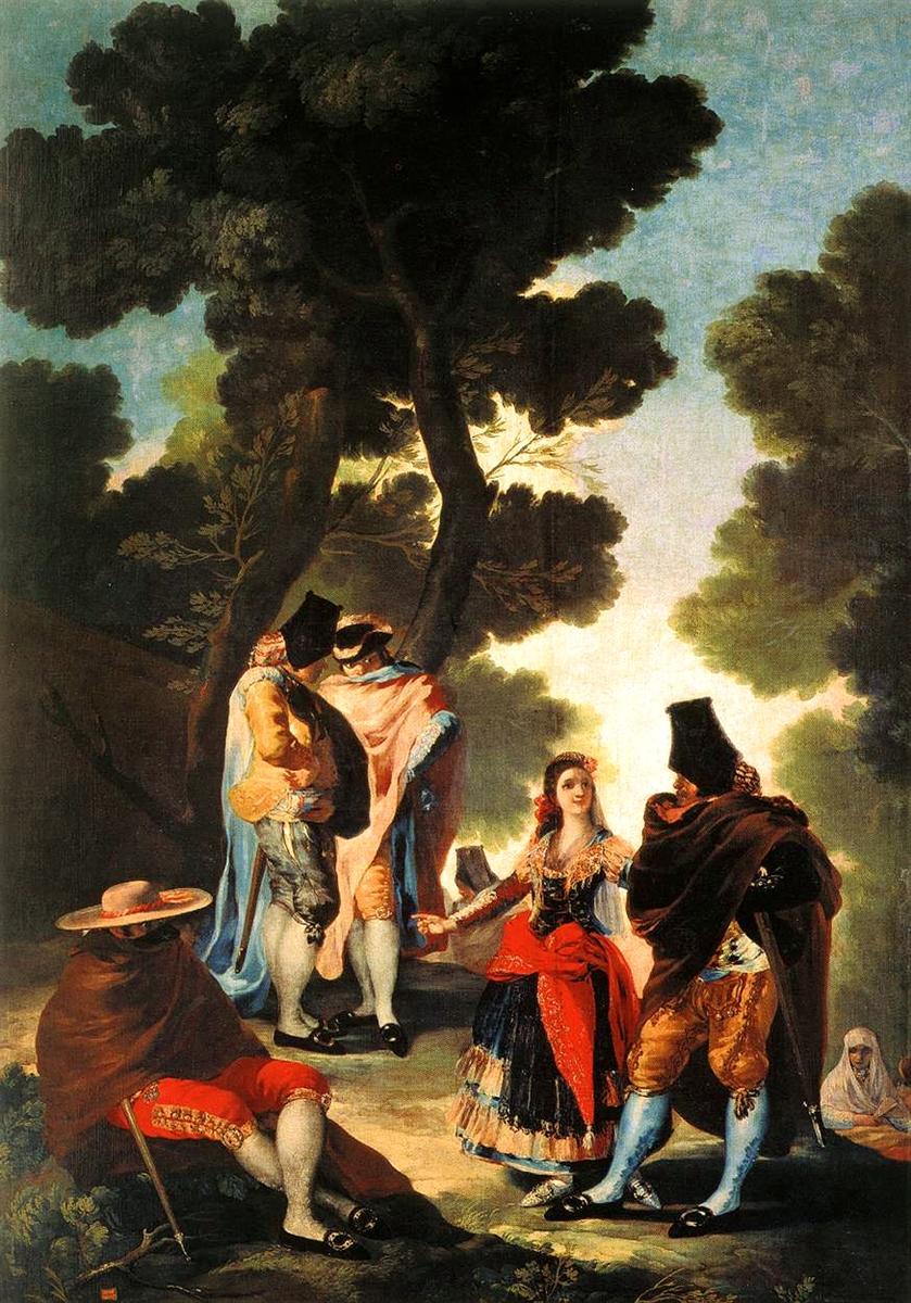 Francisco  Goya  The  Maja  and  the  masked  men C  
