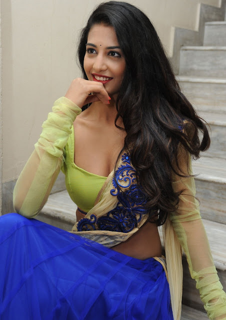 Actress Daksha Hot Half Saree Pics, actress hot photos