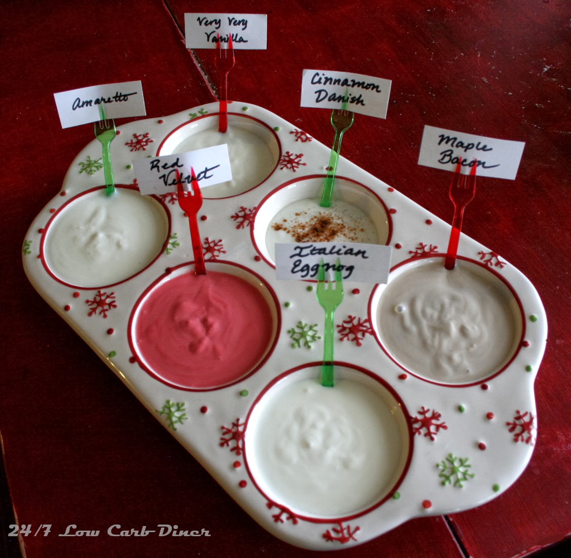 24/7 Low Carb Diner Christmas Brunch Yogurt Parfait Bar