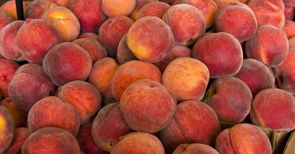 Today in Fredericksburg, Texas Peach Season is Here!