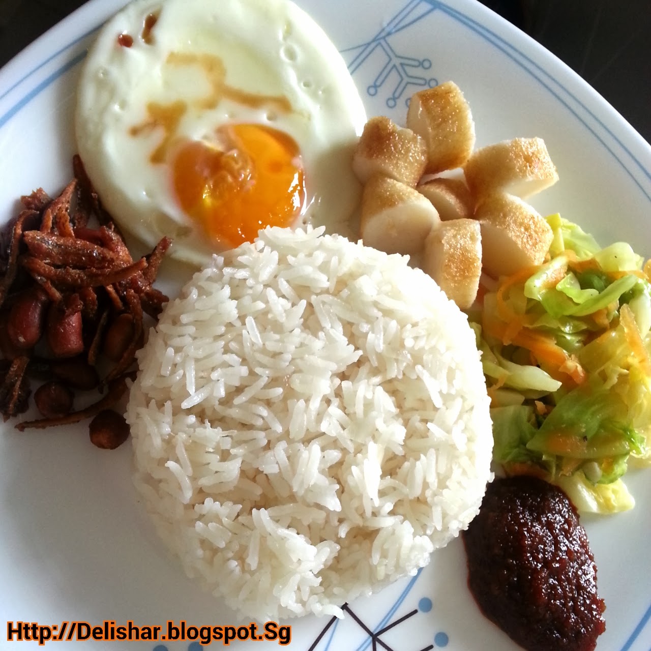 Nasi Lemak Low Fat Version (Fragrant Coconut Milk Rice) Delishar