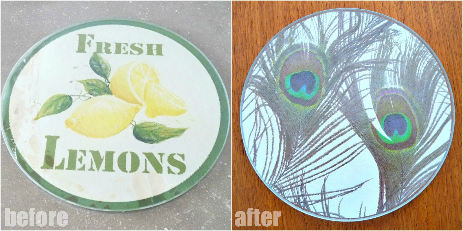 DIY Fancy Glass Trivet Dans le Lakehouse