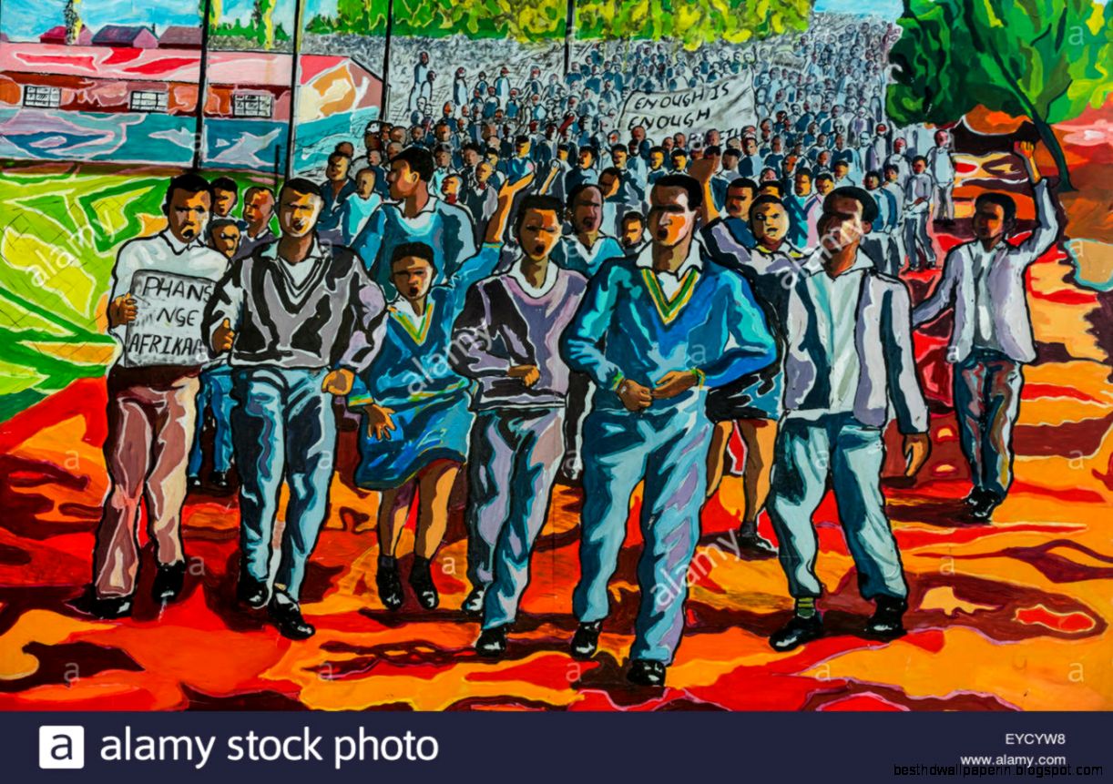 Anti apartheid Mural Soweto south Western Townships Anti apartheid Mural Soweto south Western Townships
