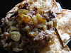Brown Lentils together with Rice amongst Roasted Onions together with Spicy Baked Tortilla Chips