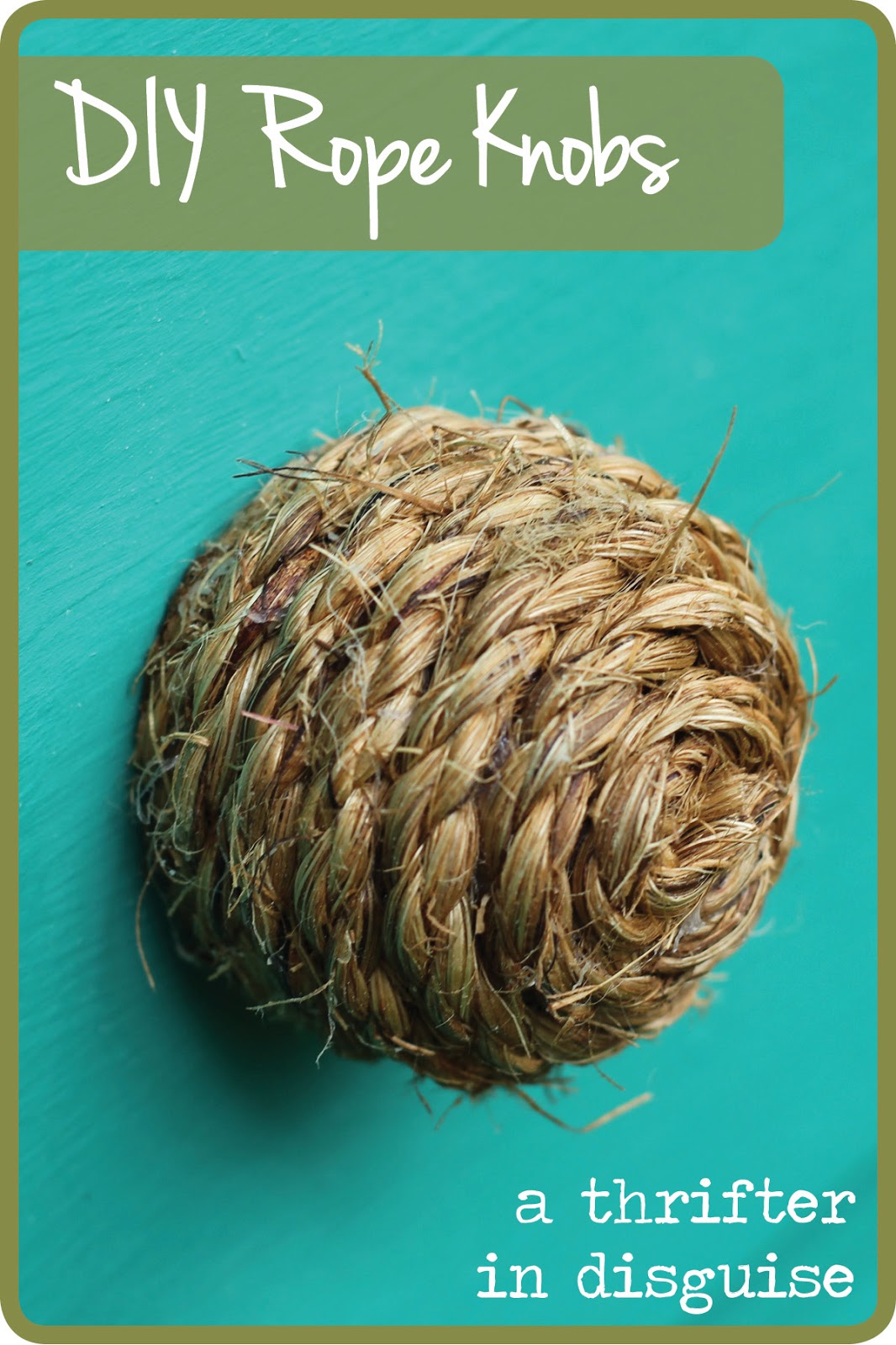 A Thrifter in Disguise DIY Nautical Hardware Tutorial