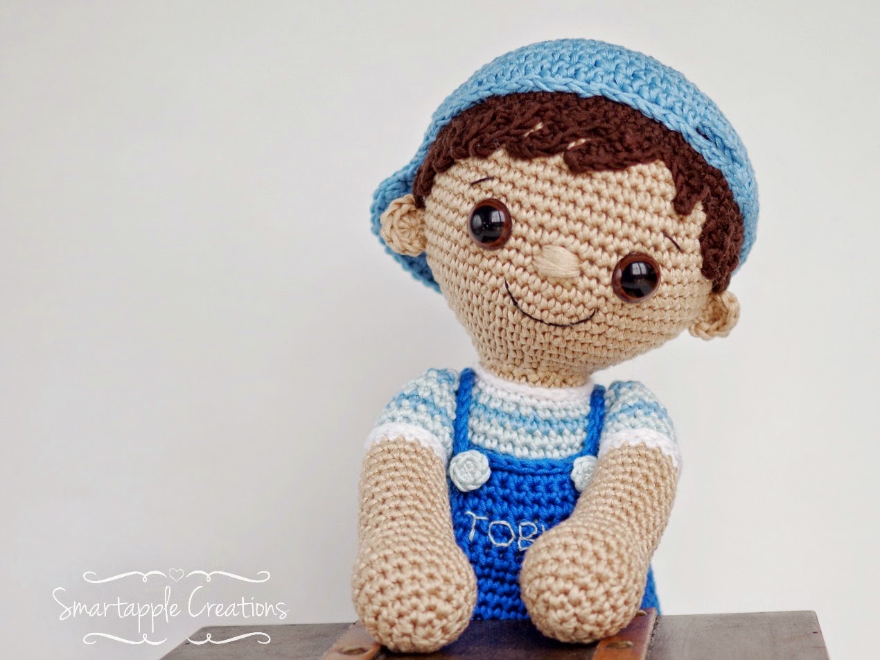 crochet boy doll