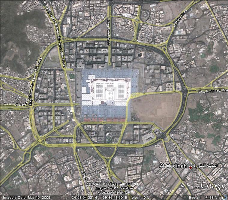 Makkah+madina+map