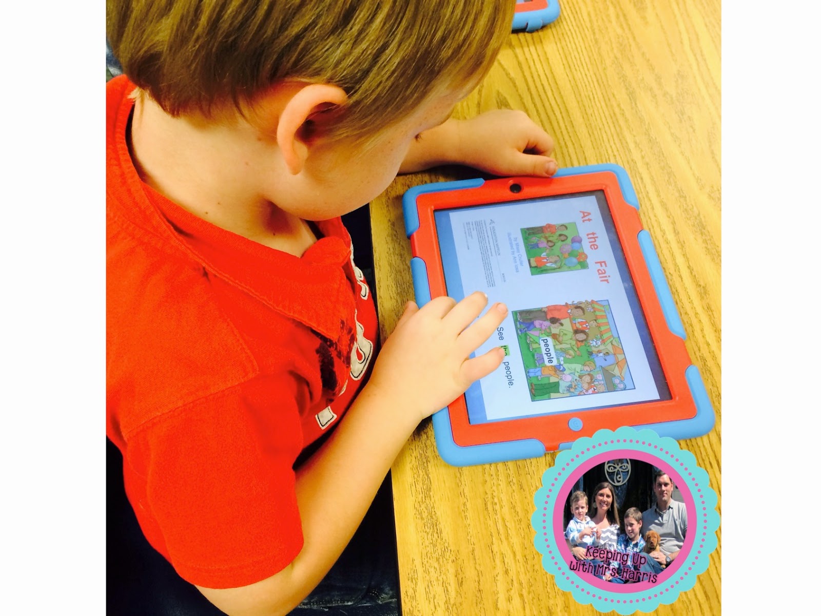 Guided Reading with iPads Keeping Up with Mrs. Harris