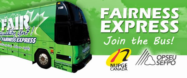 Fairness Express seven week tour through Ontario