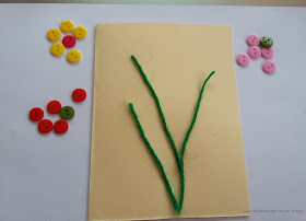 matériel pour carte DIY fête des mères, collage