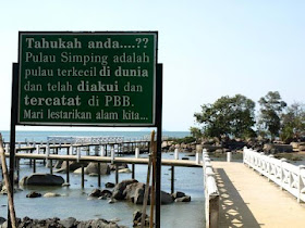 Pulau Simping – Pulau Terkecil - 7 Rekor Dunia Asal Indonesia