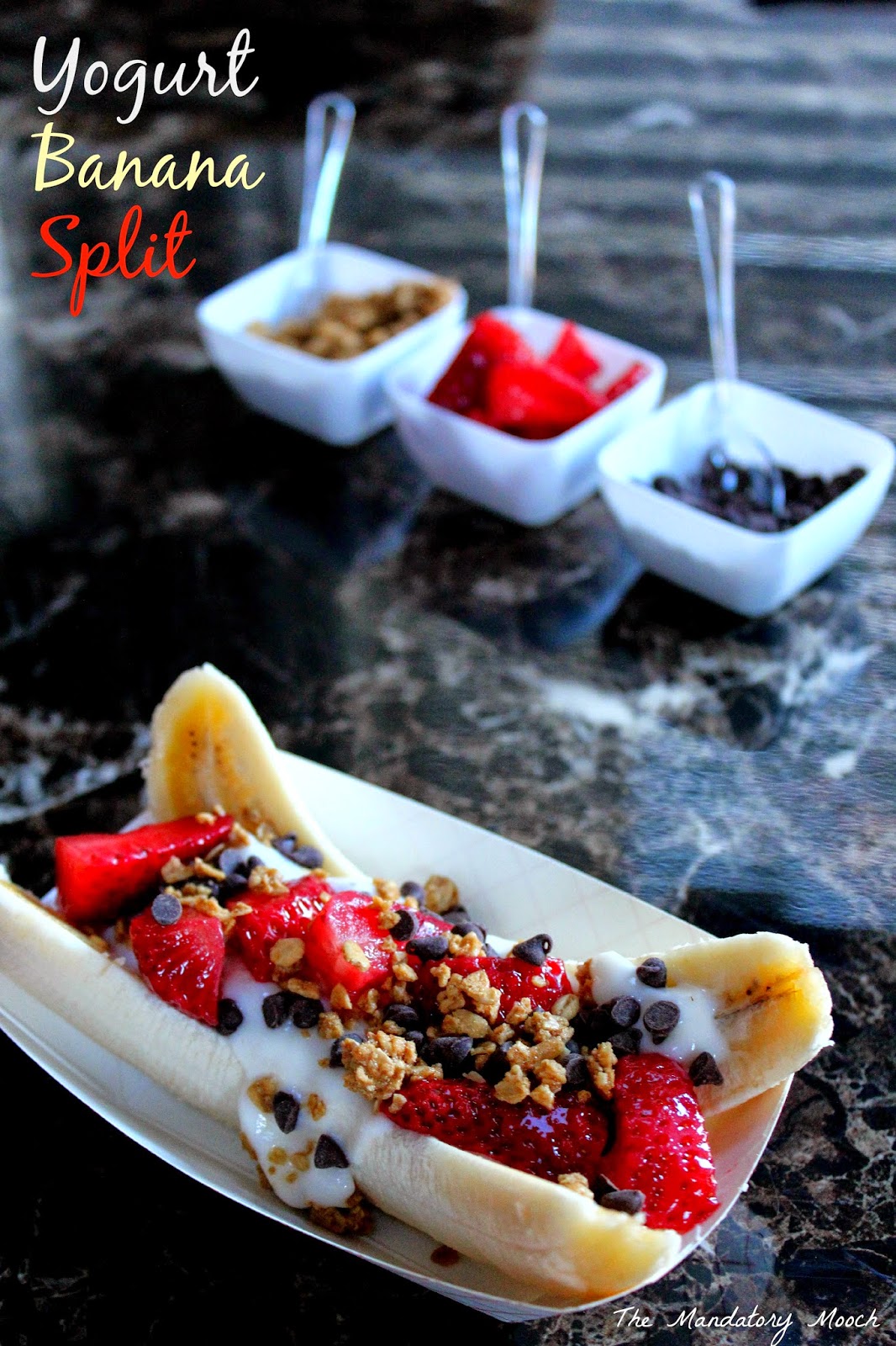The Mandatory Mooch Yogurt Banana Split