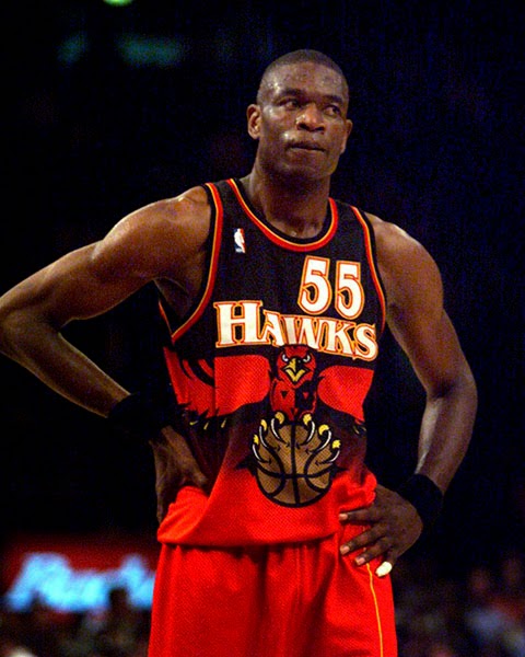 Do Algodão ao Poliéster - Uniforme Hawks visitante (1995-1999)