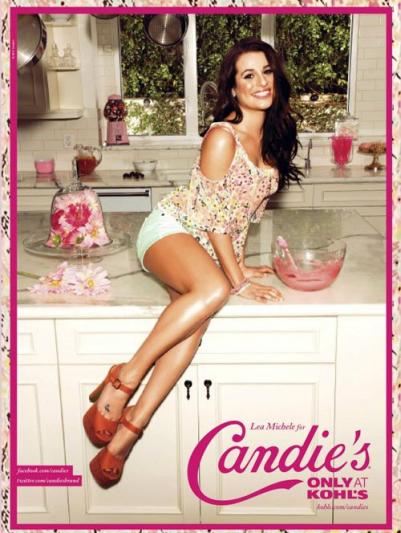Lea Michele Candies ad