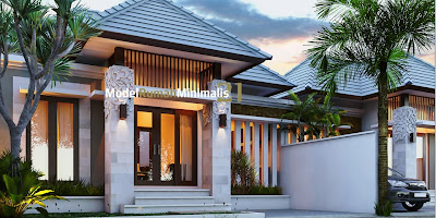 Desain Rumah Minimalis Tipe 60 dengan Konsep Bali Modern