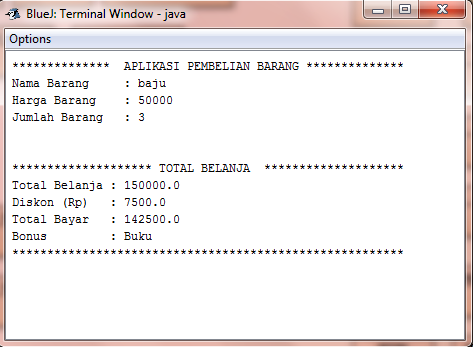 Seorang Anggun Aplikasi Pembelian Barang Di Java