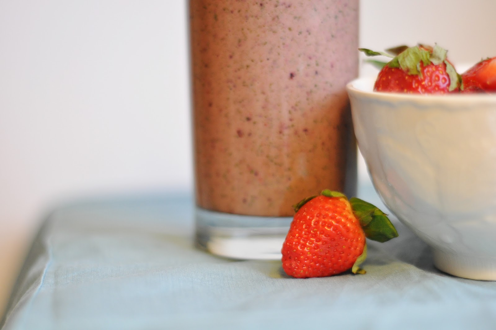 The Noble Wife Green Challenge Triple Berry Spinach Smoothie