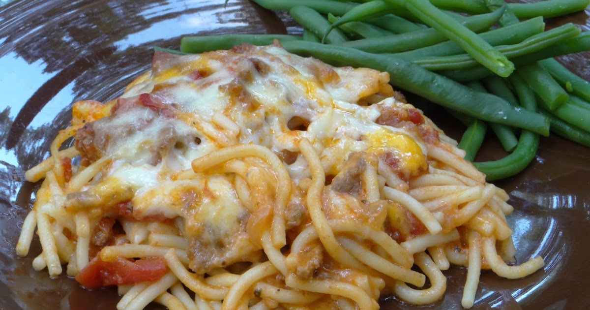 Bless Us O Lord... Paula's Baked Spaghetti