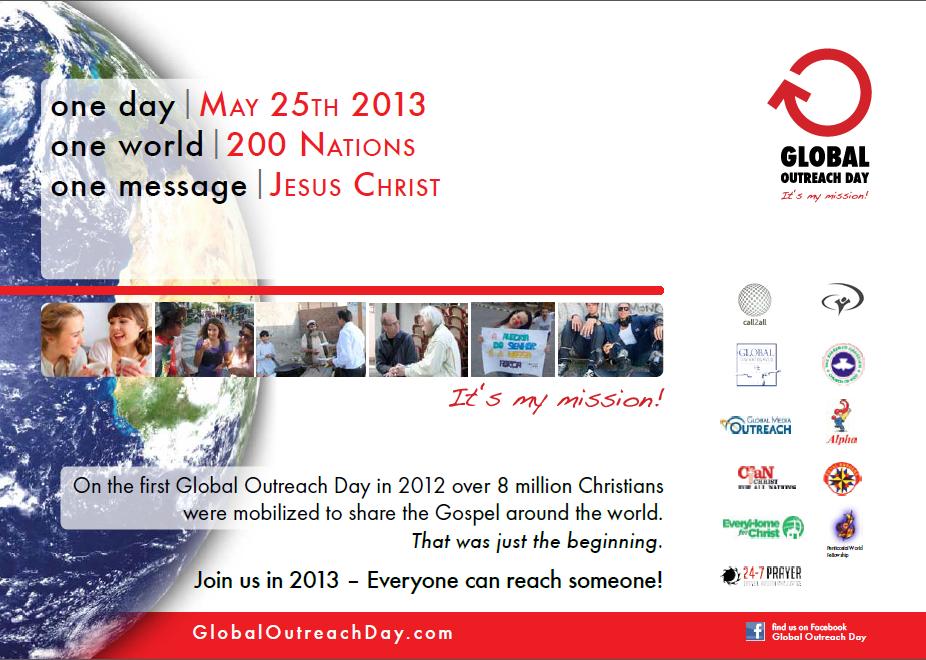 Pebbles For Christ Global Outreach Day 25 May 2013