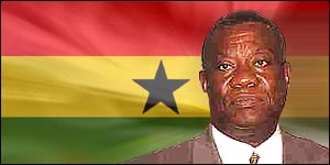 The president of Ghana, John Evans Atta Mills