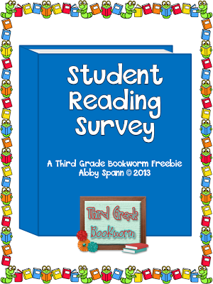 http://www.teacherspayteachers.com/Product/Back-to-School-Student-Reading-Survey-FREEBIE-138064