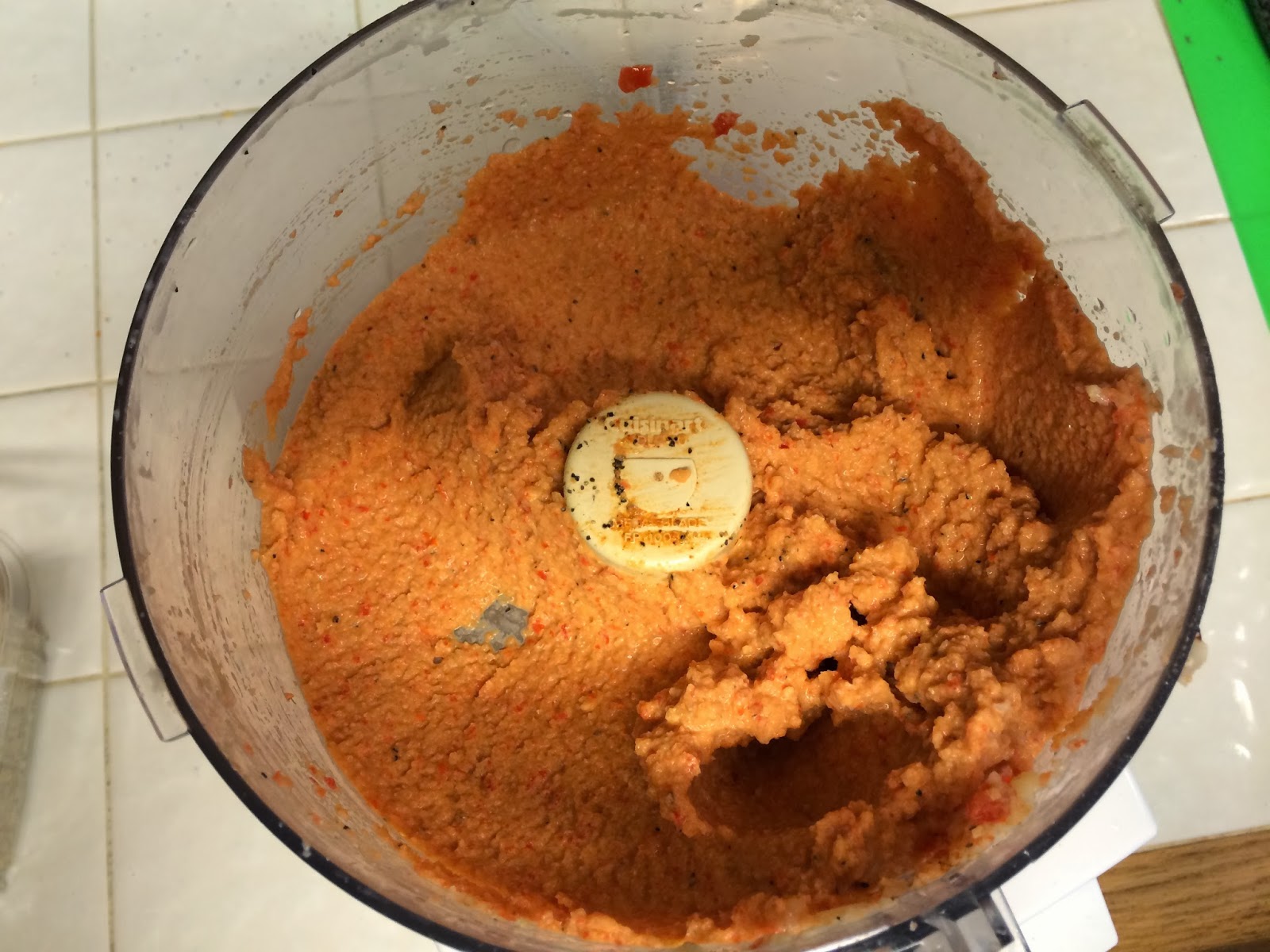 Imagine, See, Do Roasted Cauliflower Red Pepper Dip