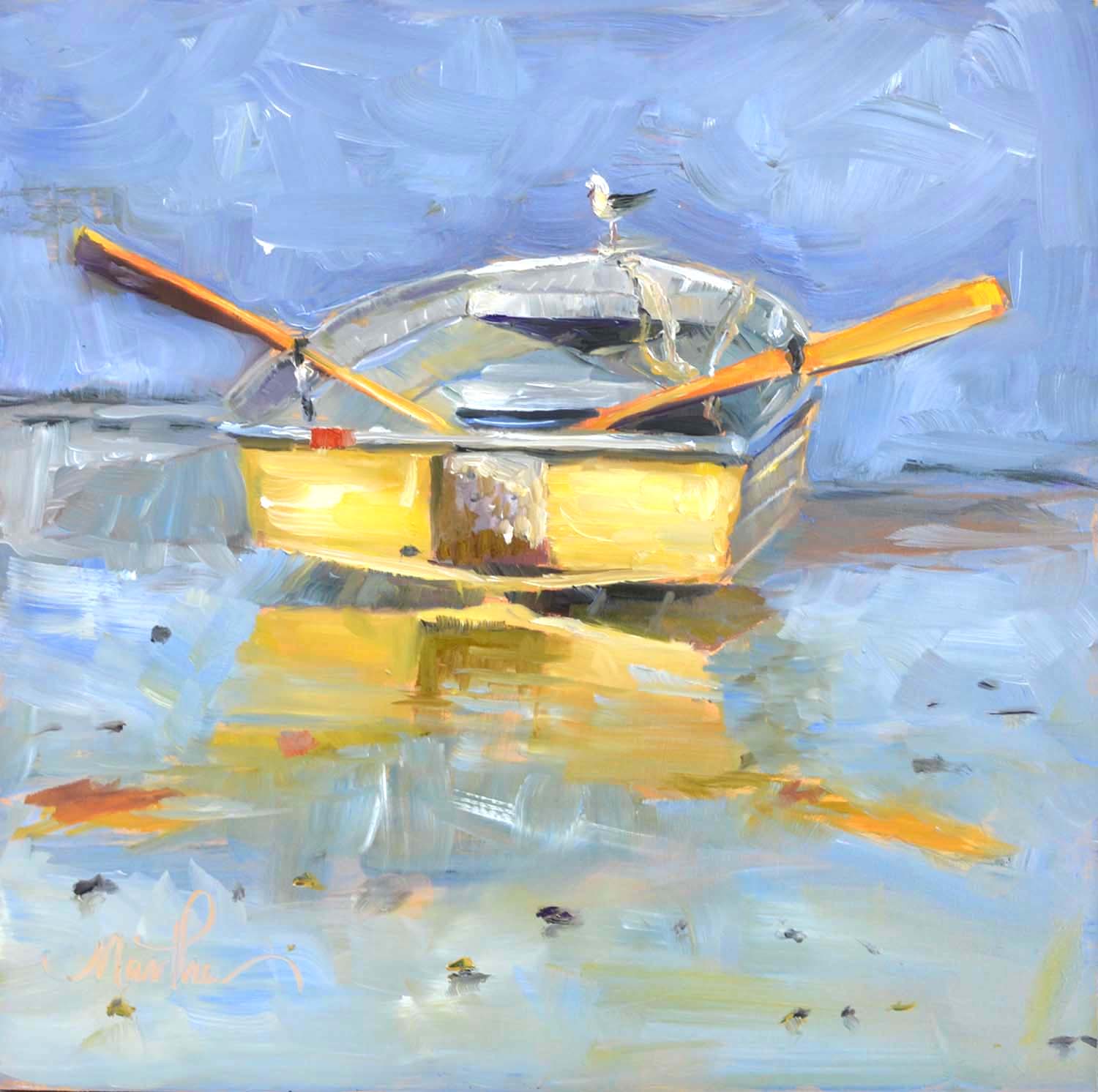 Art du Jour by Martha Lever The Dinghy