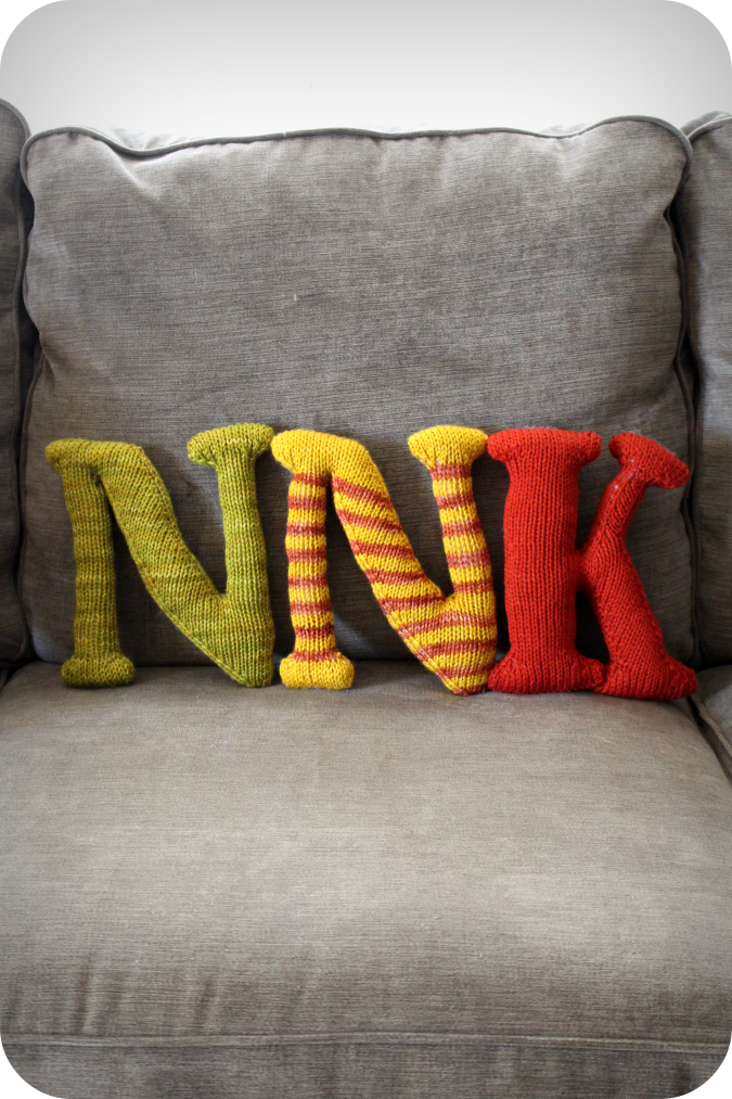 Never Not Knitting Knit The Alphabet