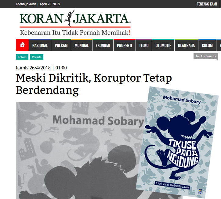 Klik Temukan di Koran Jakarta