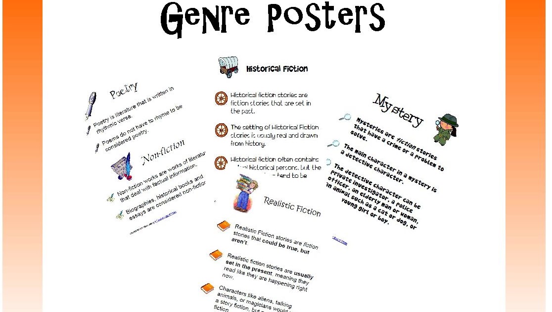 Classroom Freebies Genre, Genre on the Wall