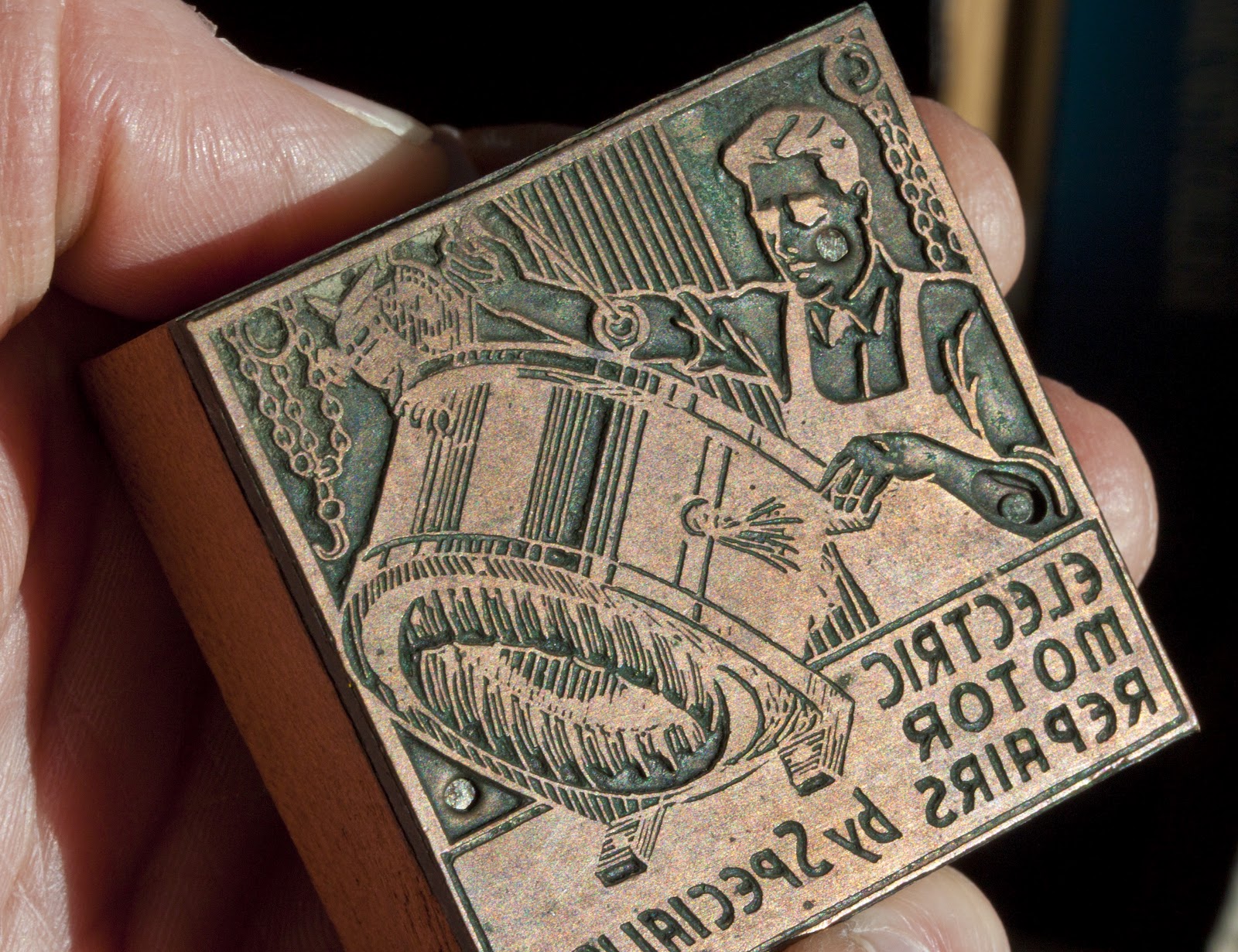 Spare Parts and Pics Macro Monday Old Printer's Blocks