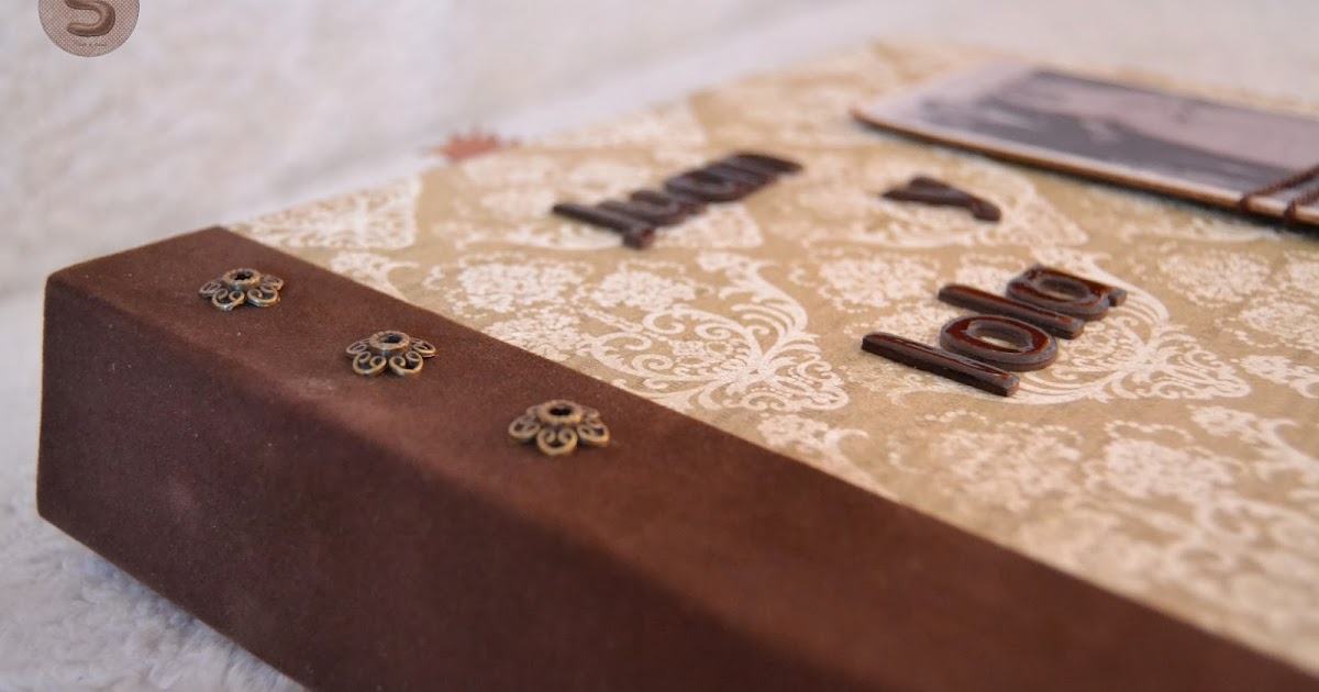 scrap paso a paso Álbum Bodas de Oro