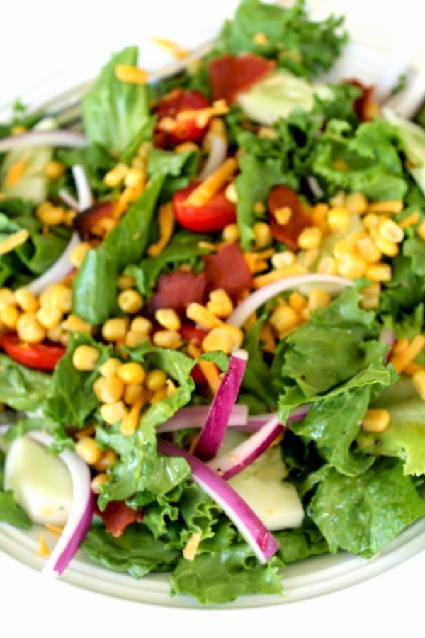 On The Menu BLT Salad With Tangy Lime Dressing Sunny Days & Starry Nights