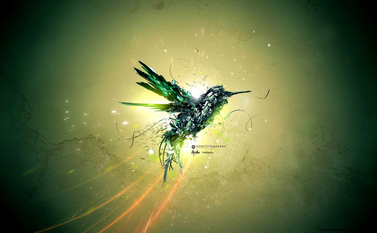 Abstract Bird Art Abstract Bird Art