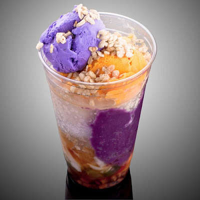Tri Coloured Glutinous Rice Cake Tri Coloured Glutinous Rice Cake