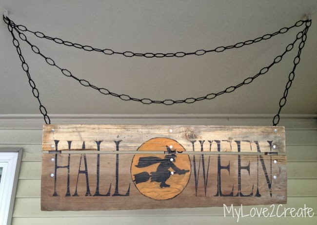 MyLove2Create, Rustic DIY Halloween Sign