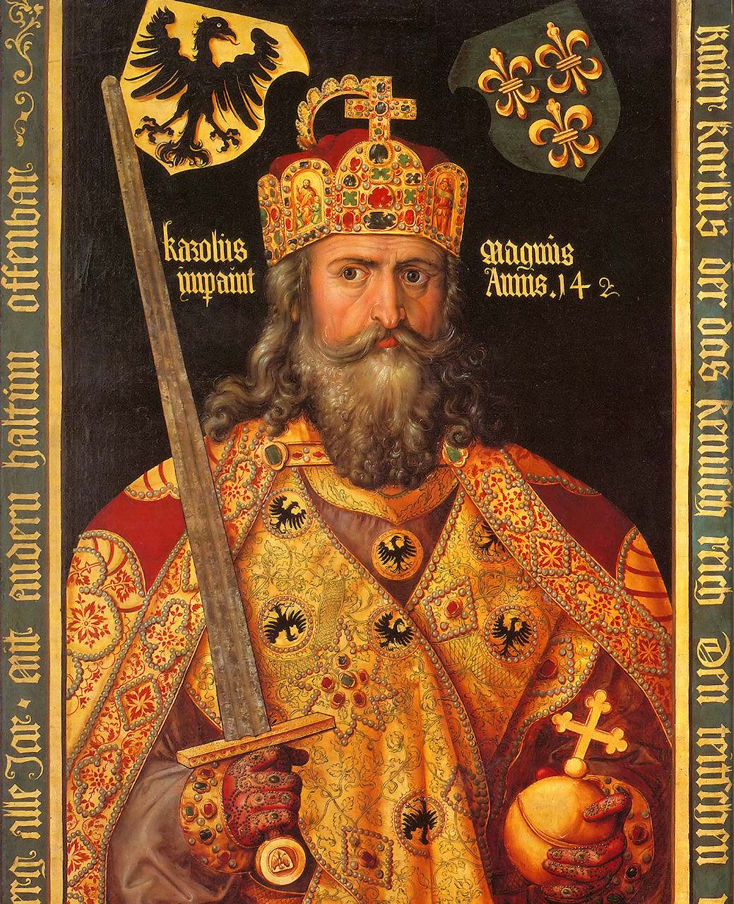 Gloria de la Edad Media: Carlomagno al Papa San León III: principios de