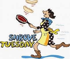 "SHROVE Tuesday" - Pancakes Day