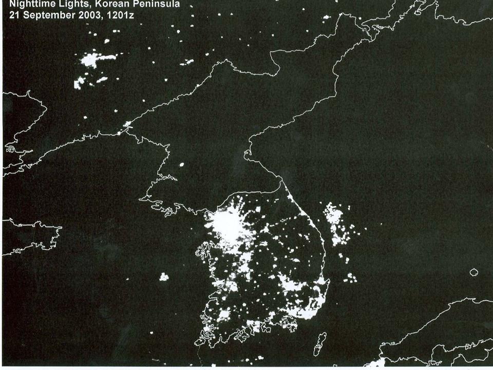 North and South Korea at Night Creativeconflictwisdom's Blog