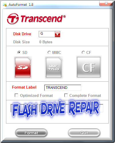 Corrupted Memory Card Formatting Software