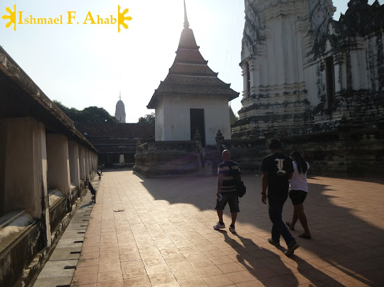 Visitors in Ayutthaya Historical Park