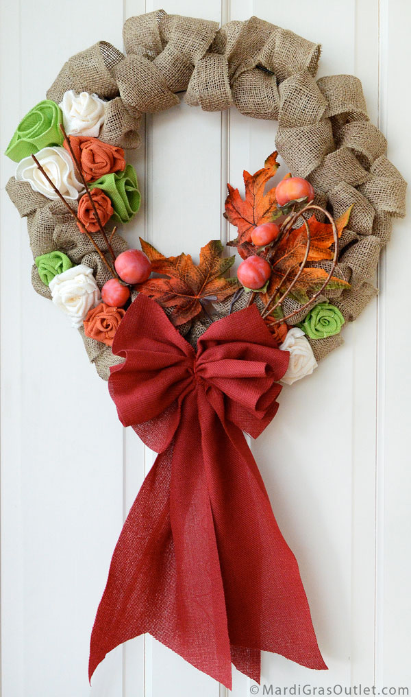 Party Ideas by Mardi Gras Outlet Making a Ruffle Style Burlap Bow with