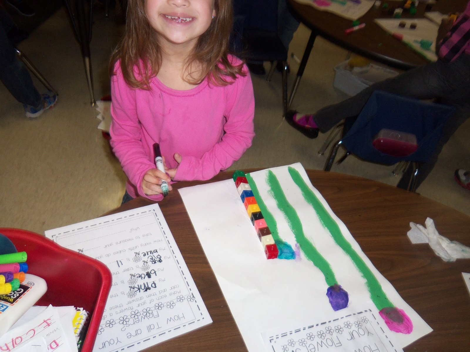 Mrs. Wood's Kindergarten Class: Flower Measurement