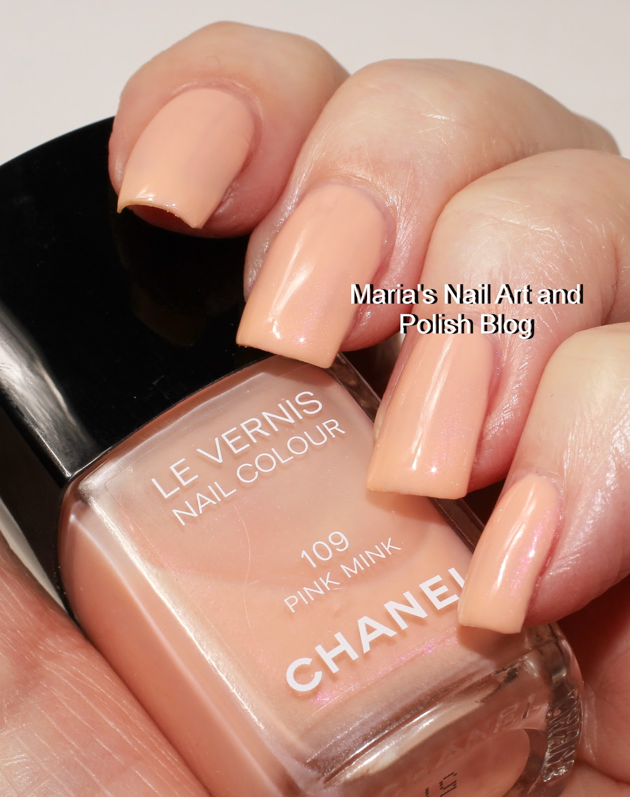 Chanel Pink Mink 109 swatches - Marias Nail Art and Polish Blog