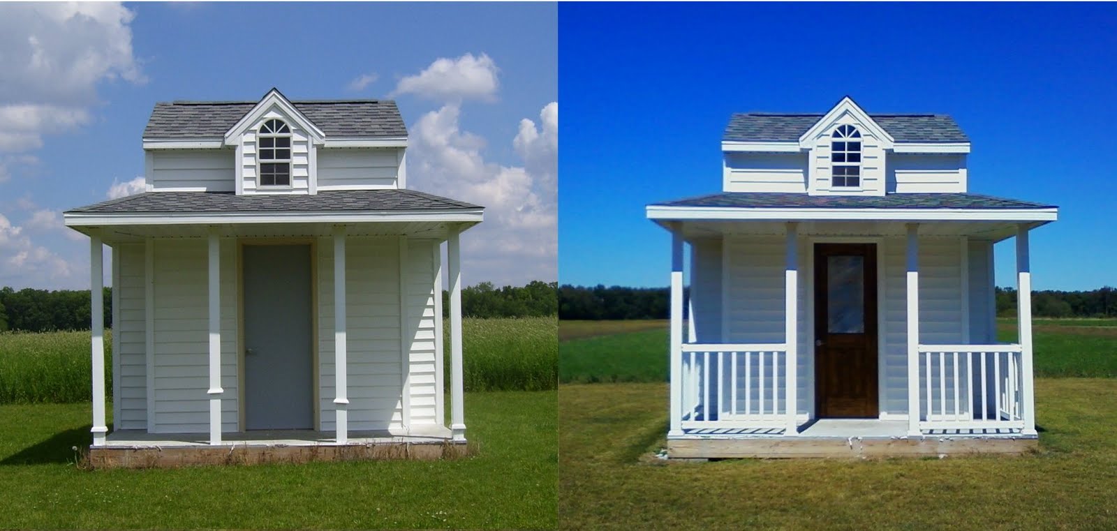 In Rainbow ColorsPaint! Pool House Door