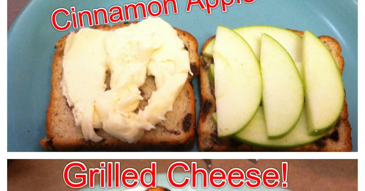 unBearablyGood Cinnamon Apple Grilled Cheese!
