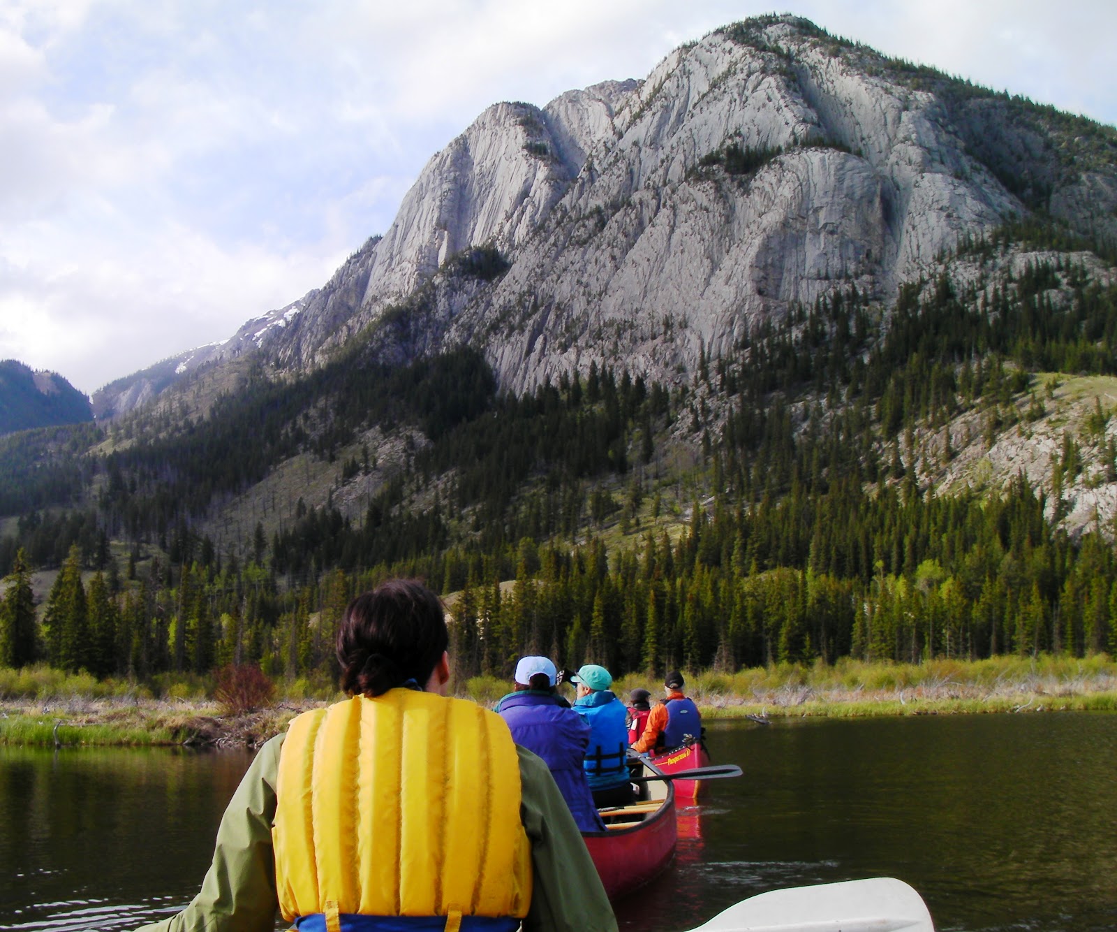 Revlo Canoe Trip to Back Swamp Banff National Park May 29, 2012