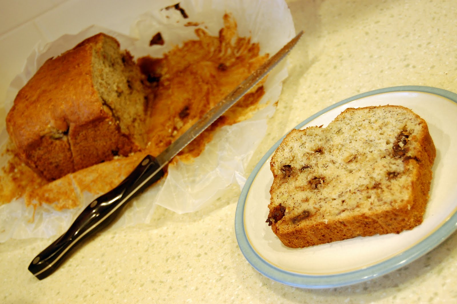 Dinner with Danielle Almond Chocolate Banana Bread {9 WW+ Breakfast}