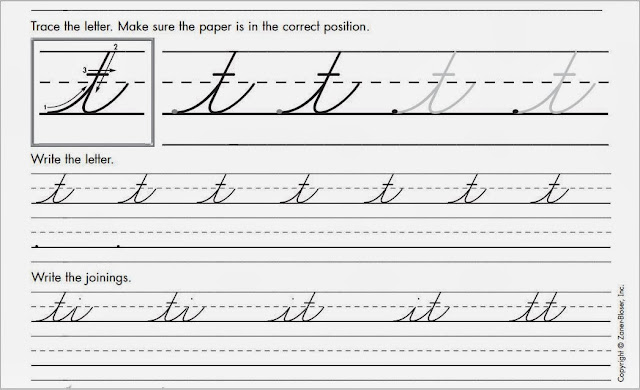 Handwriting Guidelines