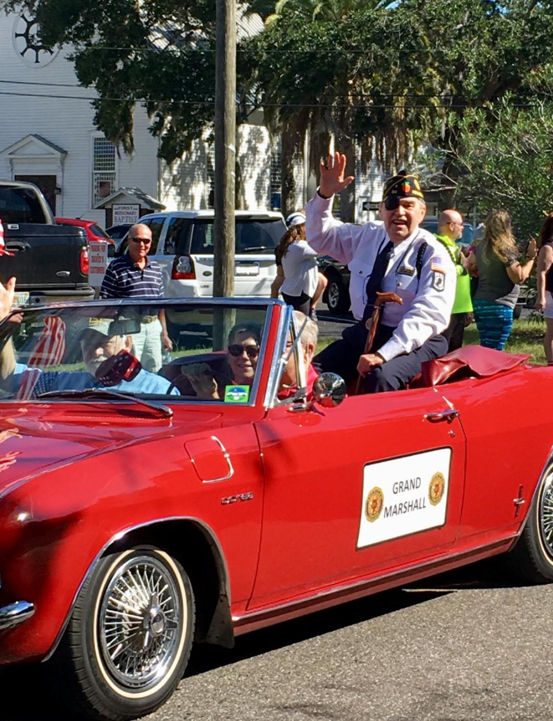 Veterans Day Parade in Fernandina Beach, Florida